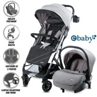 Coche de Paseo Maleta «URBAN WAY» con Portabebé Gray