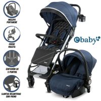 Coche de Paseo Maleta «URBAN WAY» con Portabebé Blue