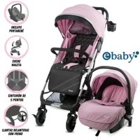 Coche de Paseo Maleta «URBAN WAY» con Portabebé Pink