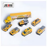 Camión contenedor de carros de construcción