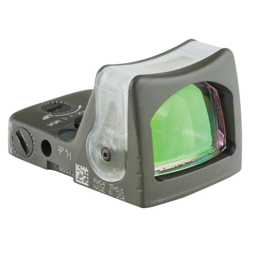 Trijicon RM05 Visor Reflex Iluminado Dual (Retícula Verde 9 MOA, OD Verde) - Iluminación de Doble Óp