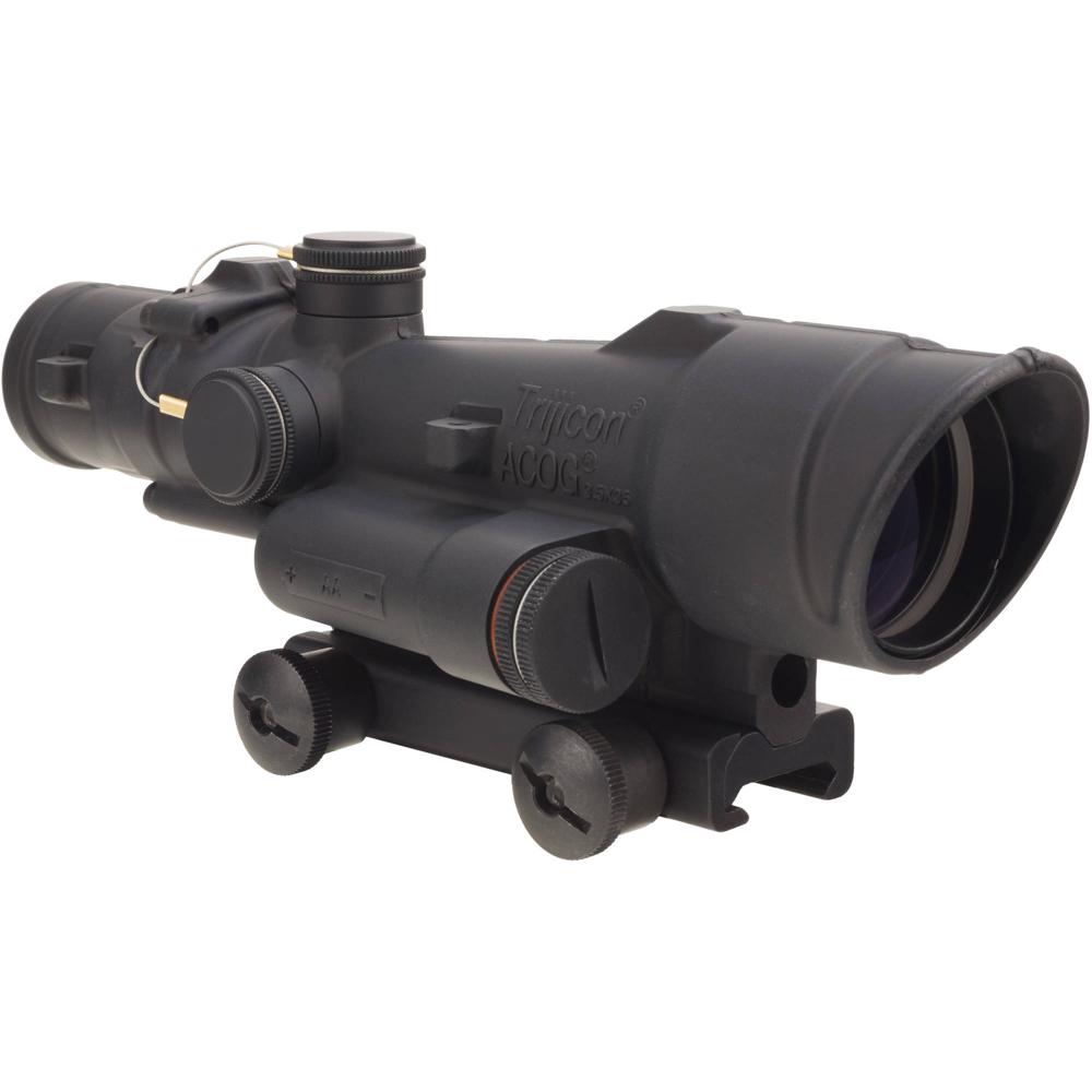 Trijicon 3.5x35 ACOG Riflescope - Red LED Iluminado .308 Chevron, Montaje con Tornillo de Pulgar, Óp