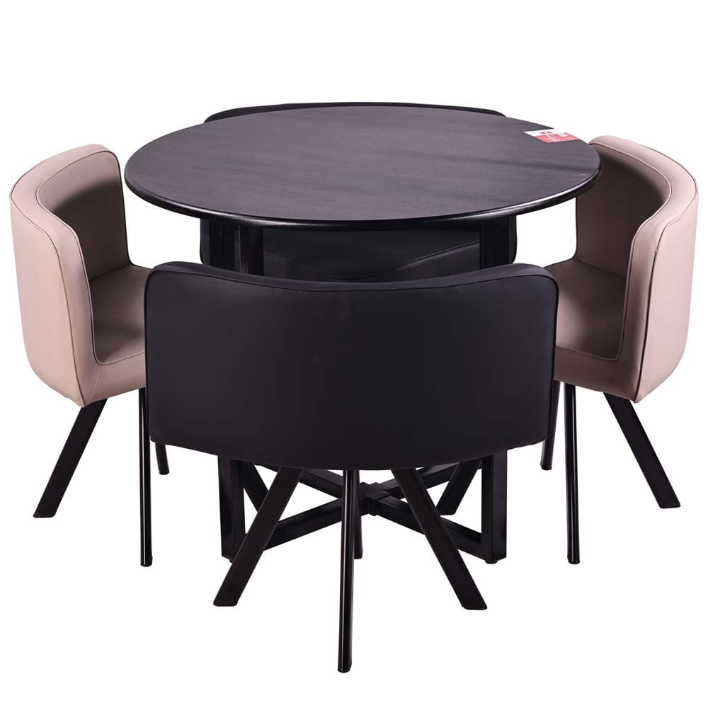 Juego de Comedor VIVA HOME Redondo 4 Sillas