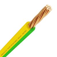 Cable TW-80 +plus 450/750 V 14 AWG Amarillo/Verde Indeco