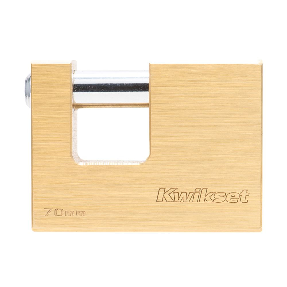 Candado Bronce Kwikset Modelo anticizalla 70mm