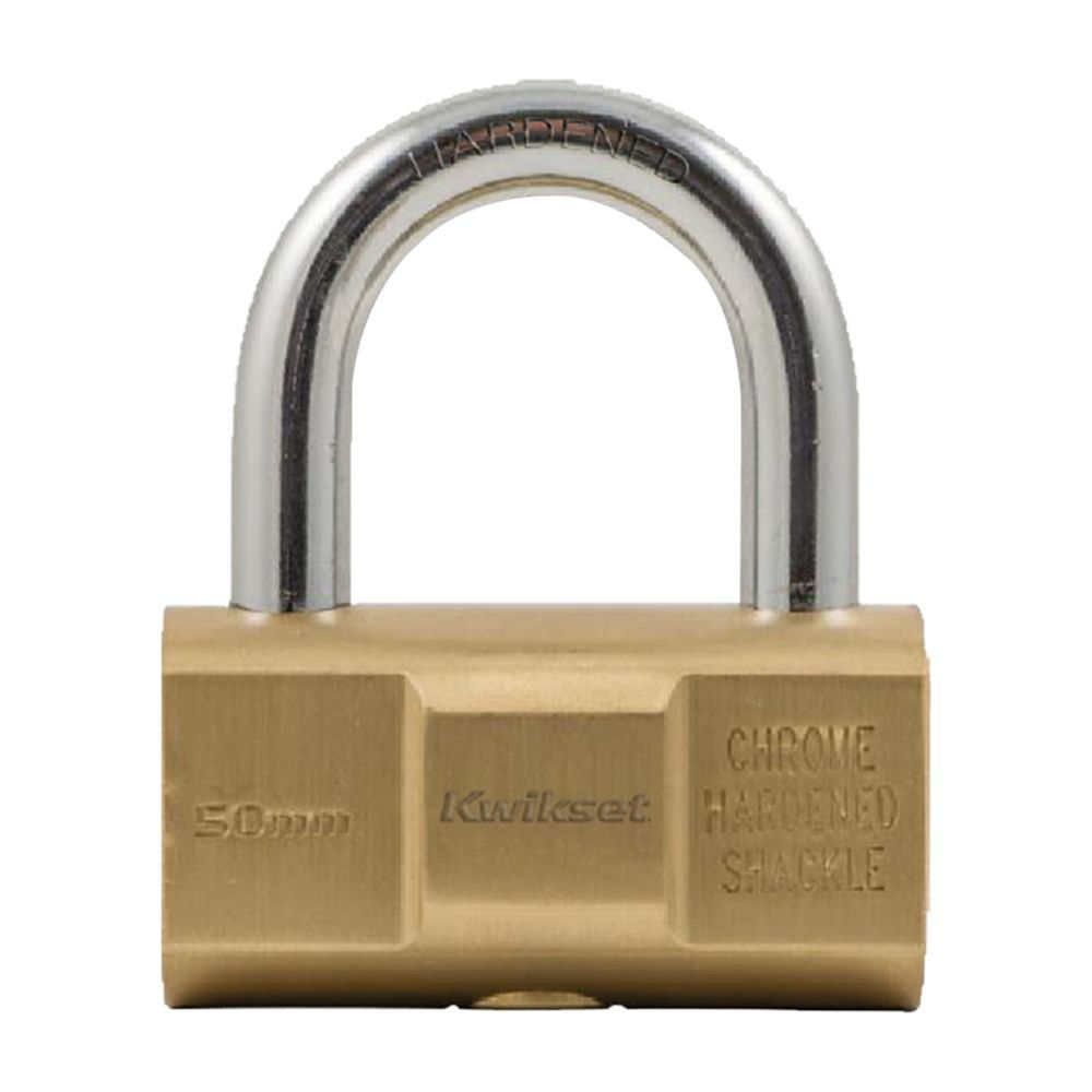 Candado de Barril Bronce Modelo Barril Kwikset 50mm