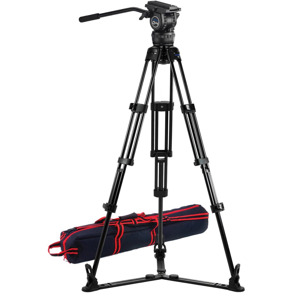 Trípode Profesional Acebil CS-482CG: Soporta hasta 26.4 lb, Cabeza Fluida CH4, Tripode de Carbono T1