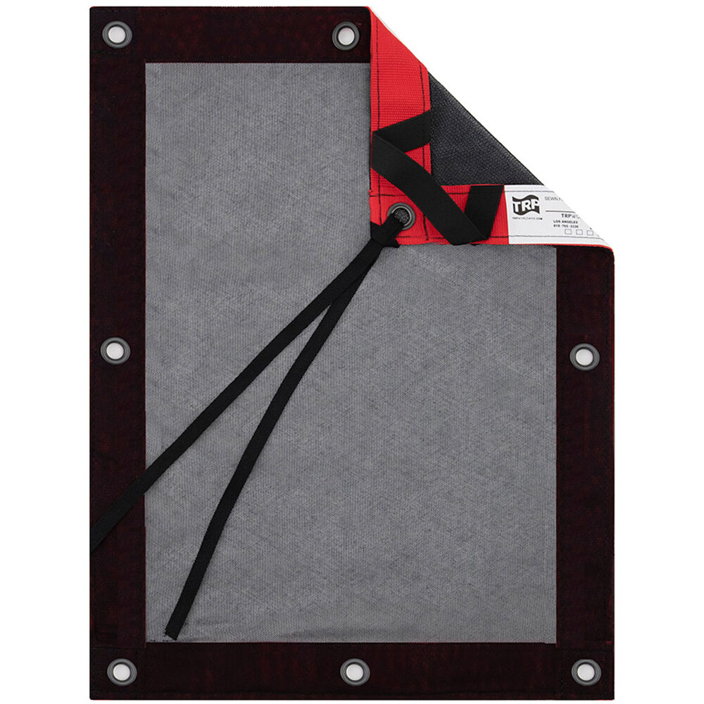 TRP WORLDWIDE Malla de Difusión de Capa Única Doble (Negro, 8 x 8') - Reduce Luz Transmitida, Estruc
