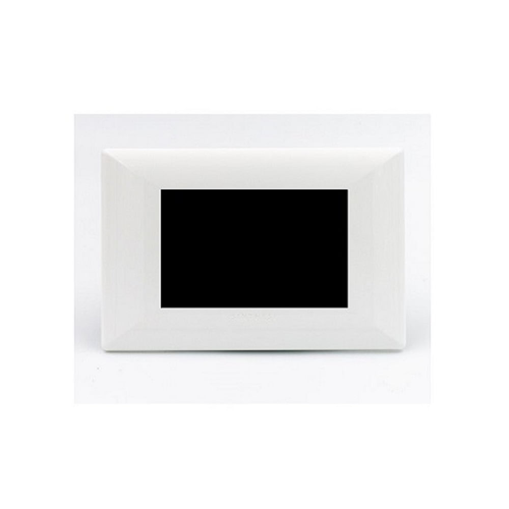 PLACA TRIPLE DE 3 ESPACIOS SINTHESI S22 BLANCO