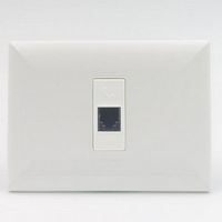 TOMA TELEFONICA RJ11 SINTHESI S17 PLACA BLANCA Y DADO BLANCO