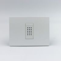 CHICHARRA O ZUMBADOR DE TIMBRE SIMPLE SINTHESI S33 PLACA BLANCA MATE Y DADO S22 BLANCO