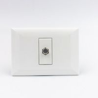 TOMA COAXIAL TV SAT SINTHESI S22 PLACA BLANCA Y DADO BLANCO