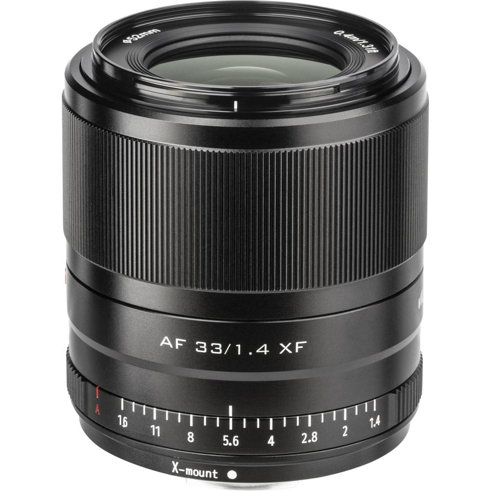 Viltrox AF 33mm f/1.4 XF para FUJIFILM X (V2Black) - Objetivo APS-C, f/1.4 a f/16, 50mm Equivalente,