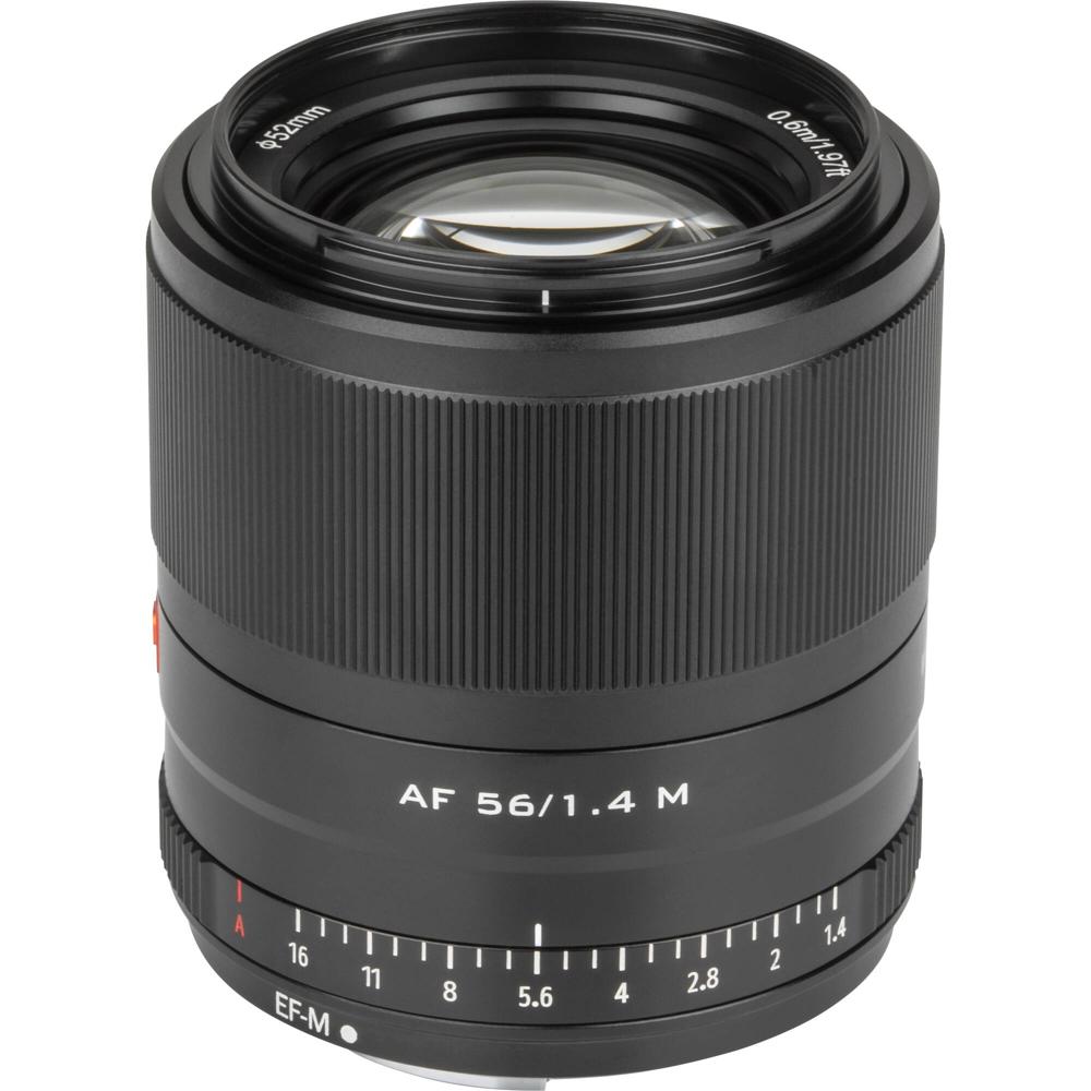 Viltrox AF 56mm f/1.4 M para Canon EF-M (Negro) - Objetivo EF-M, Formato APS-C, Rango de Apertura f/
