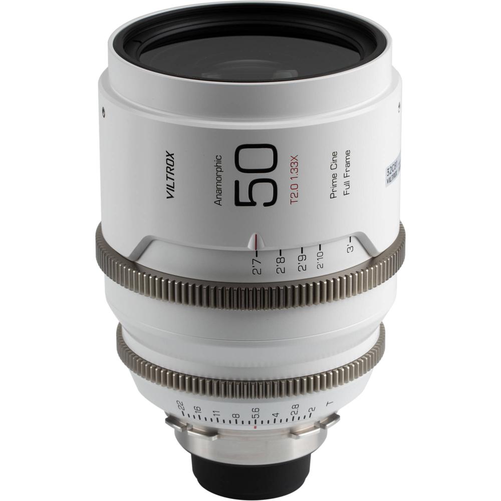 Viltrox EPIC 50mm T2 1.33x Lente Anamórfico (Montura PL) - Cobertura para Sensores Full-Frame, Apert