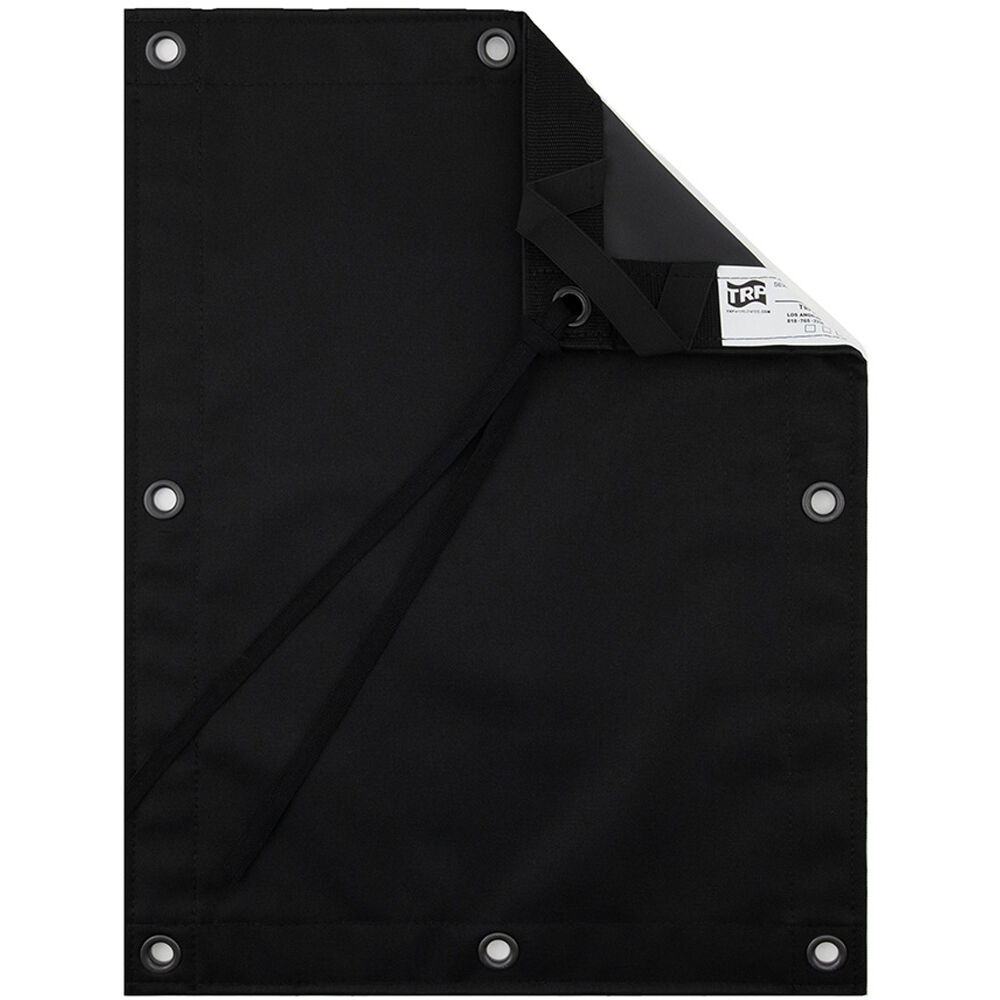 TRP WORLDWIDE Tela Sólida Impermeable (Negro Mate, 8 x 12') - Duradera, Opaca, Resistente al Agua, A