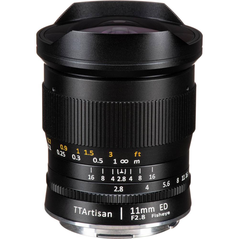 TTArtisan 11mm f/2.8 Lente Fisheye para Leica L - Montura L, Formato Full-Frame, Enfoque Manual, Dis