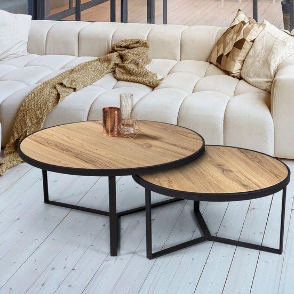 Mesa de Centro Yvanna INDUSTRIAL HOME