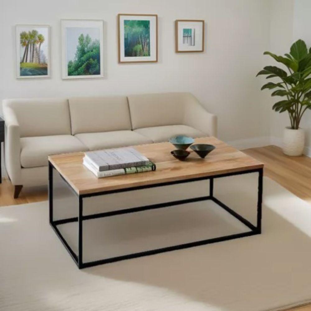 Mesa de Centro Rectangular Madeleine INDUSTRIAL HOME