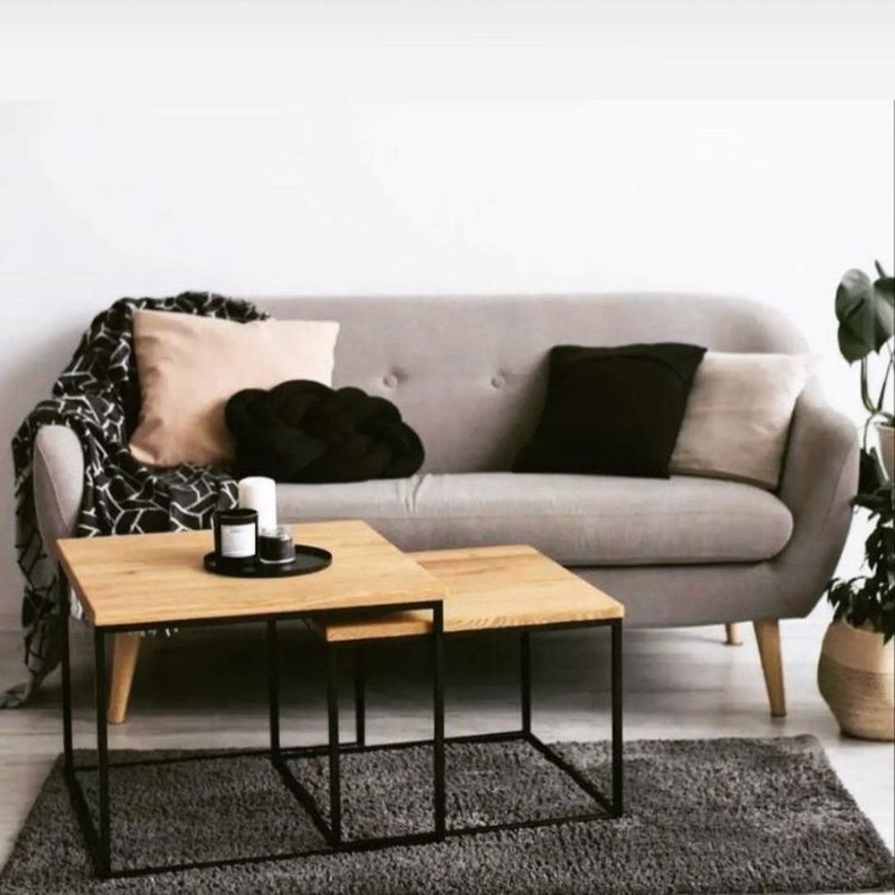 Mesa de Centro Nathalia INDUSTRIAL HOME