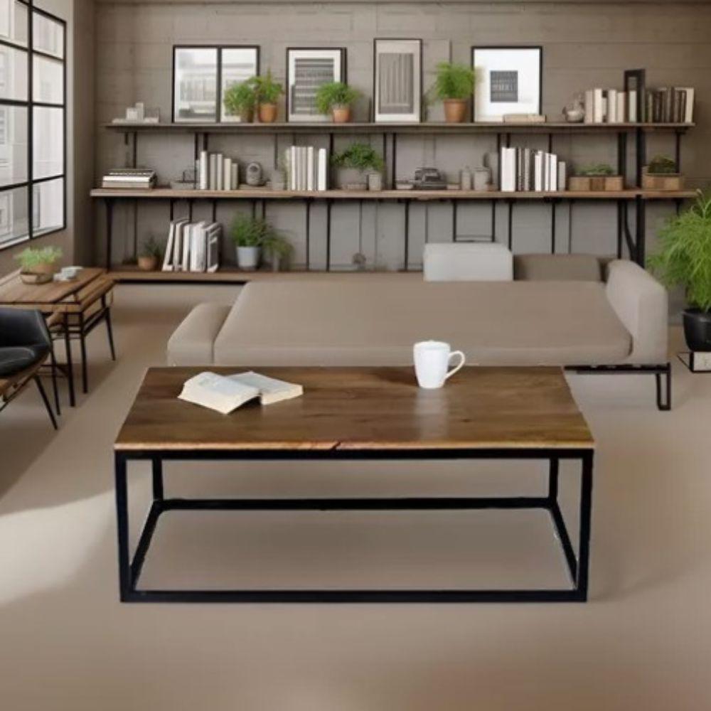 Mesa de Centro Rectangular Magdalena INDUSTRIAL HOME