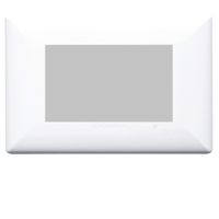 PLACA TRIPLEX UNIVERSAL DE 3 MODULOS SINTHESI S17 BLANCO