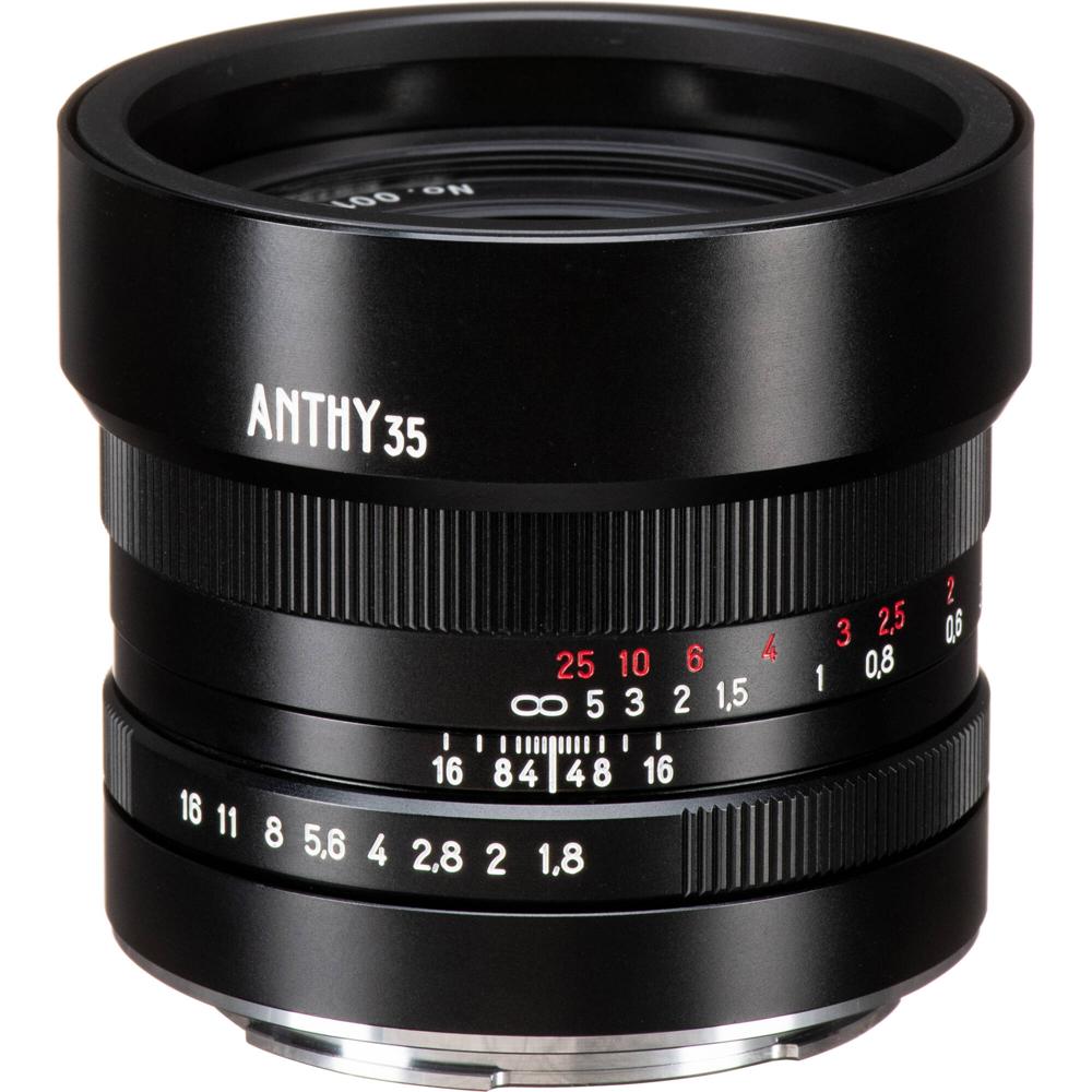 Yasuhara Anthy35 35mm f/1.8 Lente para Nikon Z - Montura Z, Apertura f/1.8 a f/16, Enfoque Manual, D