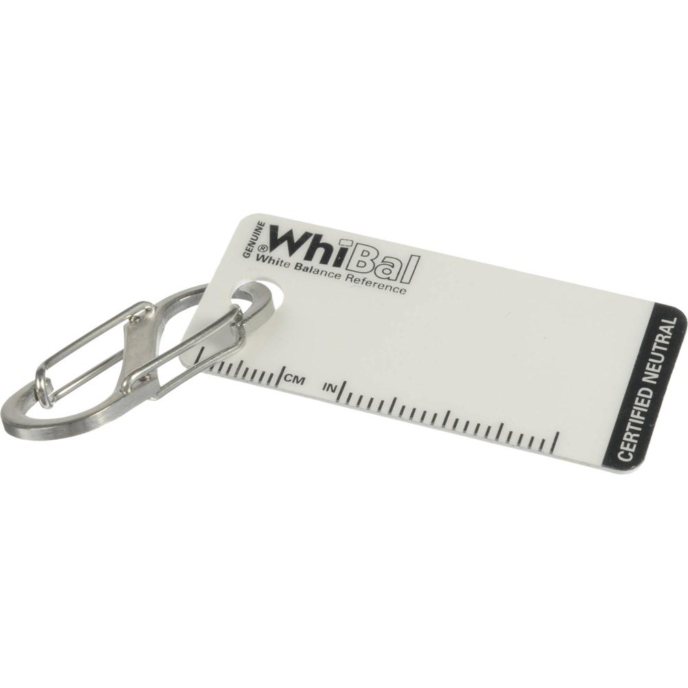 WhiBal G7 Key Chain White Balance Reference Gray Card (1x2"")