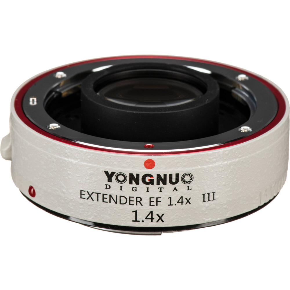 Yongnuo Extender EF 1.4x III Teleconverter - Teleconvertidor con Montura EF, Factor de Magnificación