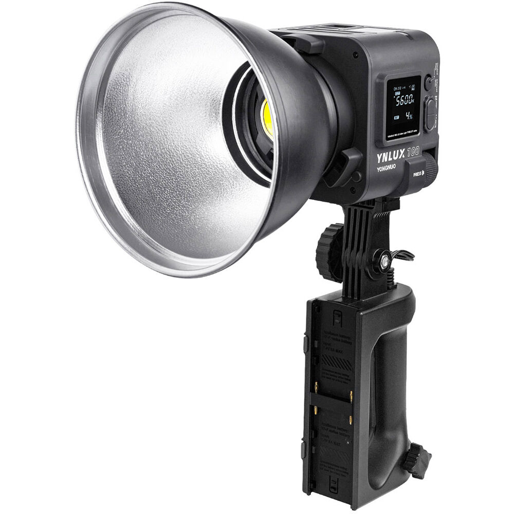 Yongnuo YNLUX100 Kit de Luz LED Bi-Color Portátil para Producción de Video y Vlogging