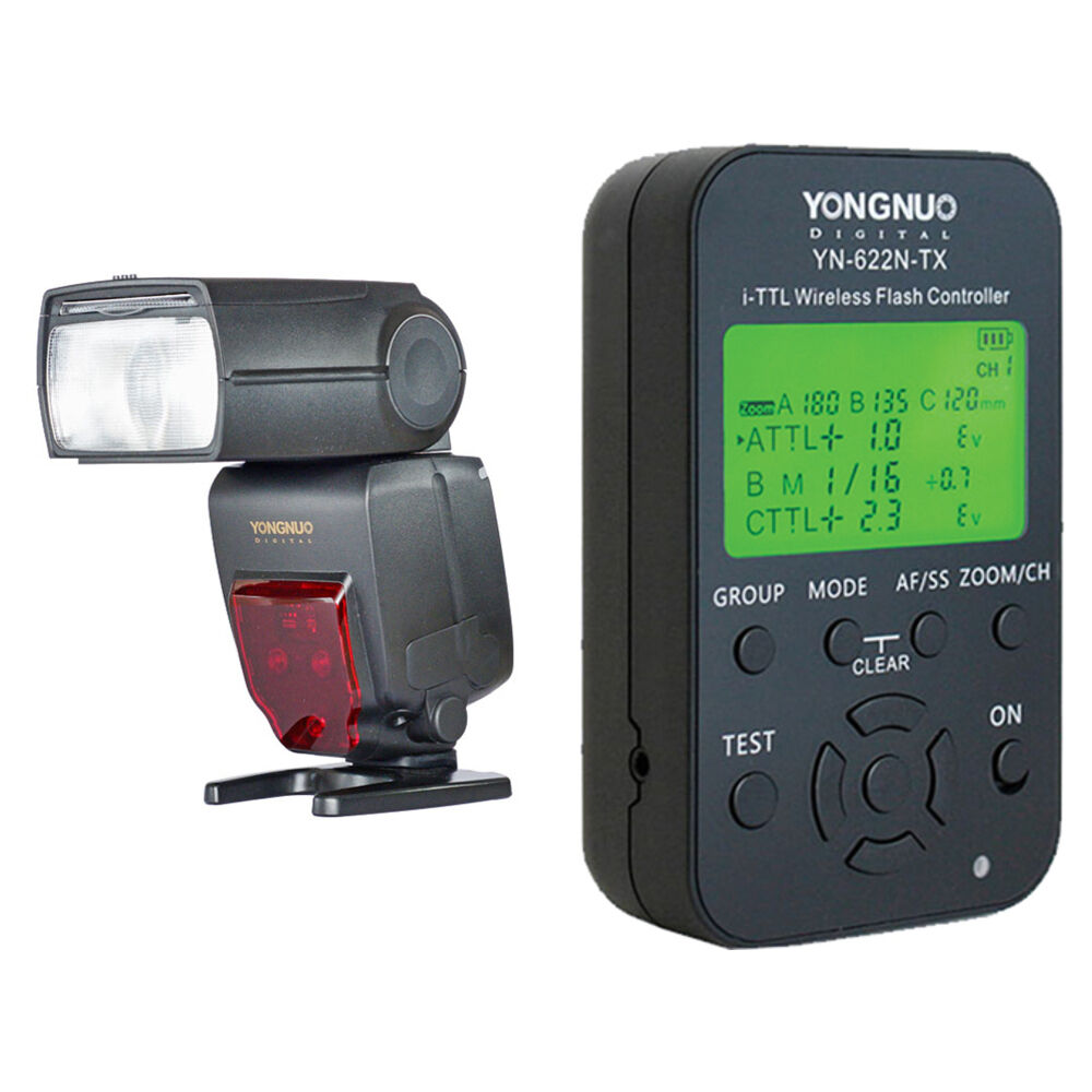 Yongnuo YN685 Kit de Speedlite TTL Inalámbrico y Controlador de Flash Inalámbrico para Cámaras Nikon