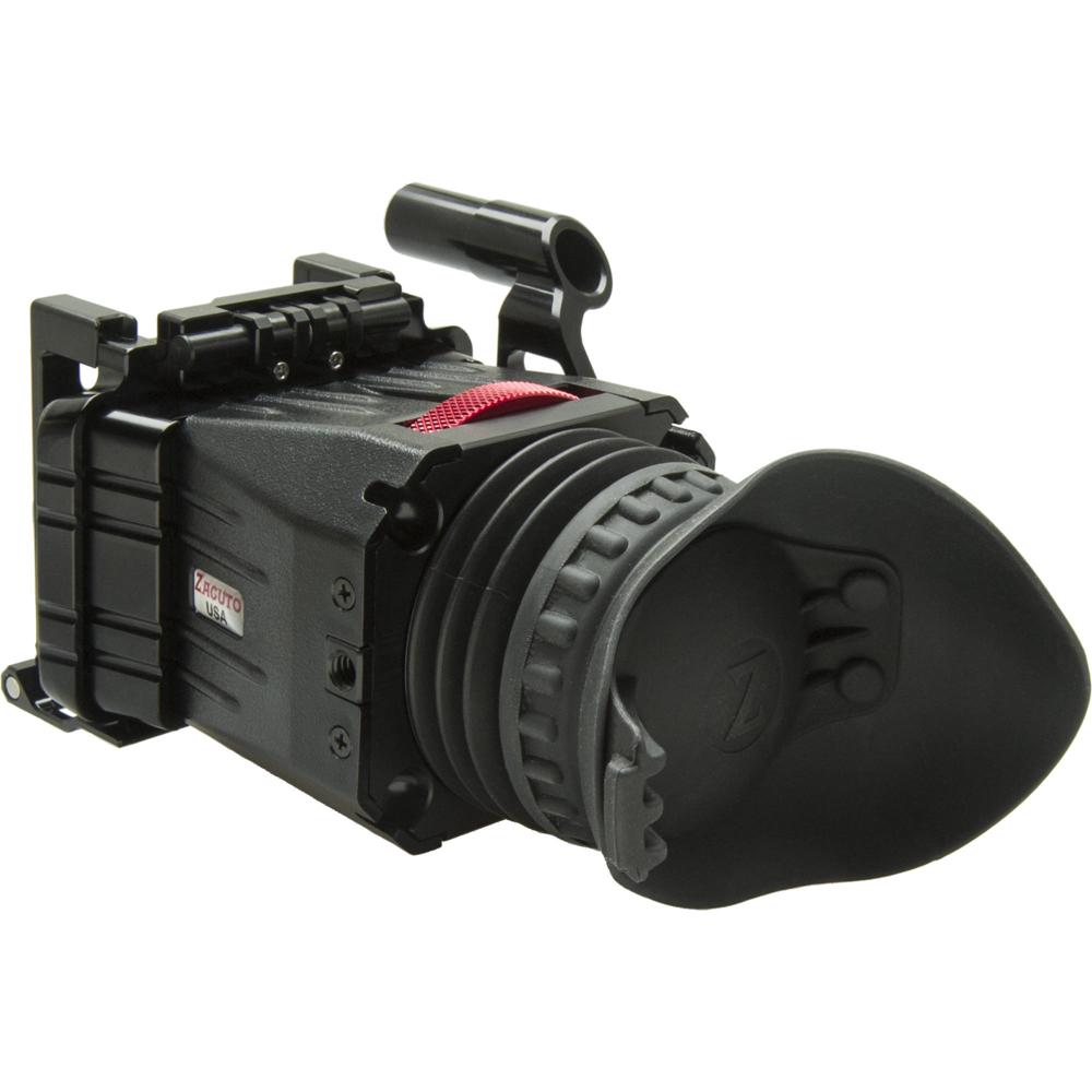 Zacuto EVA1 Z-Finder: Visor Flip-Up para Panasonic EVA1 con 1.8x de Magnificación, Dioptrías Integra