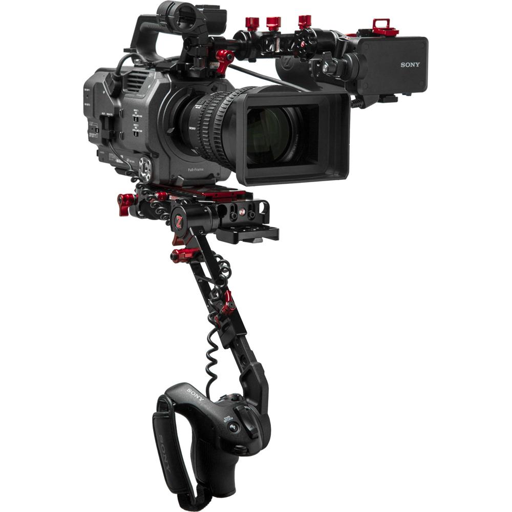 Zacuto Sony FX9 Recoil Pro V2: Soporte de Hombro Balanceado, Base VCT Pro, Empuñadura con Roseta FS7