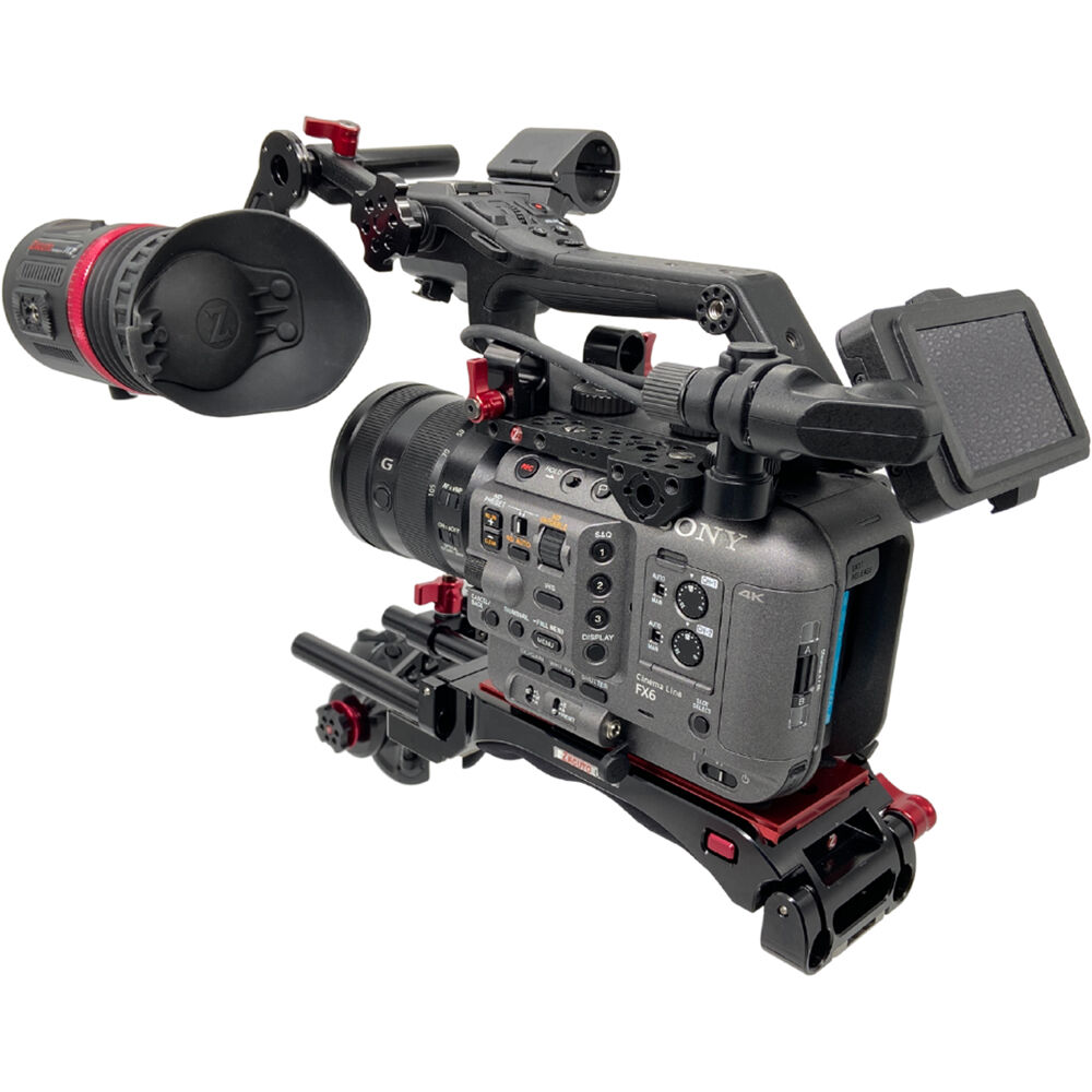 Zacuto FX6 Recoil Pro: Soporte Balanceado, Base VCT Pro, Empuñadura Rosette, Placa Superior FX6, Mon