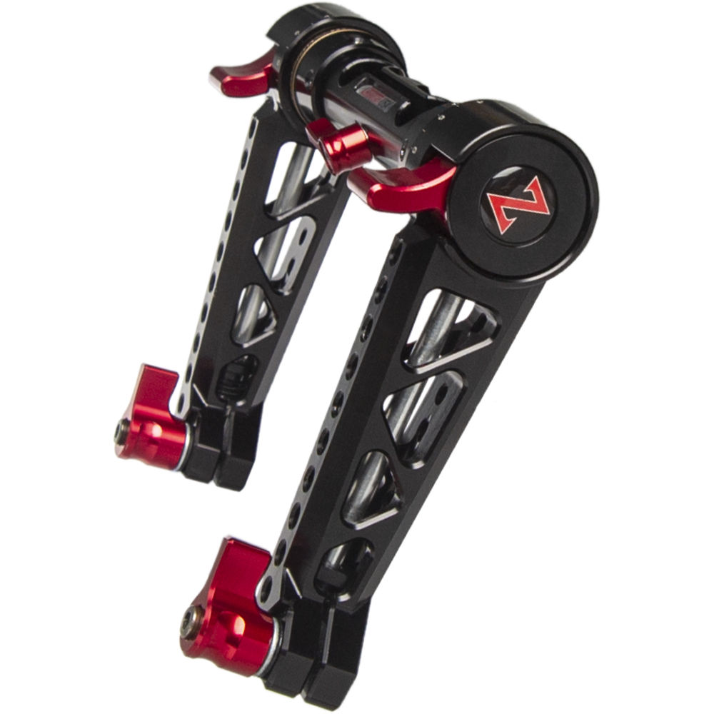 Zacuto Base de Agarre Dual Trigger con Montura de Varilla de 15mm LWS y Ajuste de Longitud