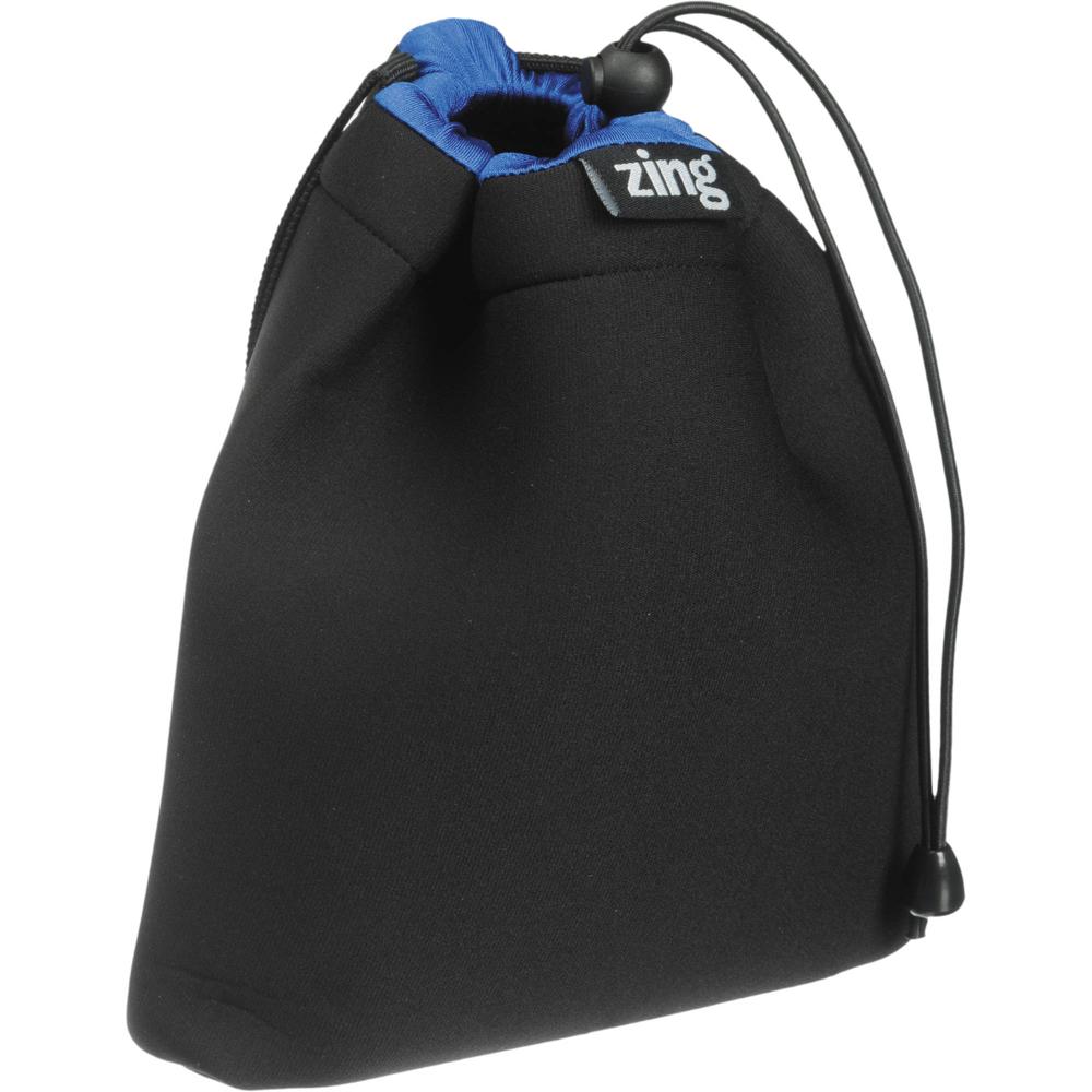 Zing Designs STB1 Bolsa de Almacenamiento Extra Grande (Negra con Ribete Azul)
