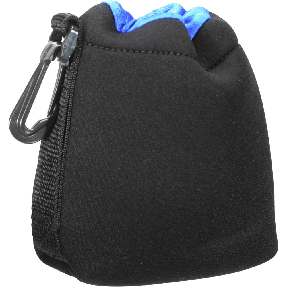 Zing Designs SPB1 Bolsa Pequeña con Cierre de Cuerda (Negro/Azul)