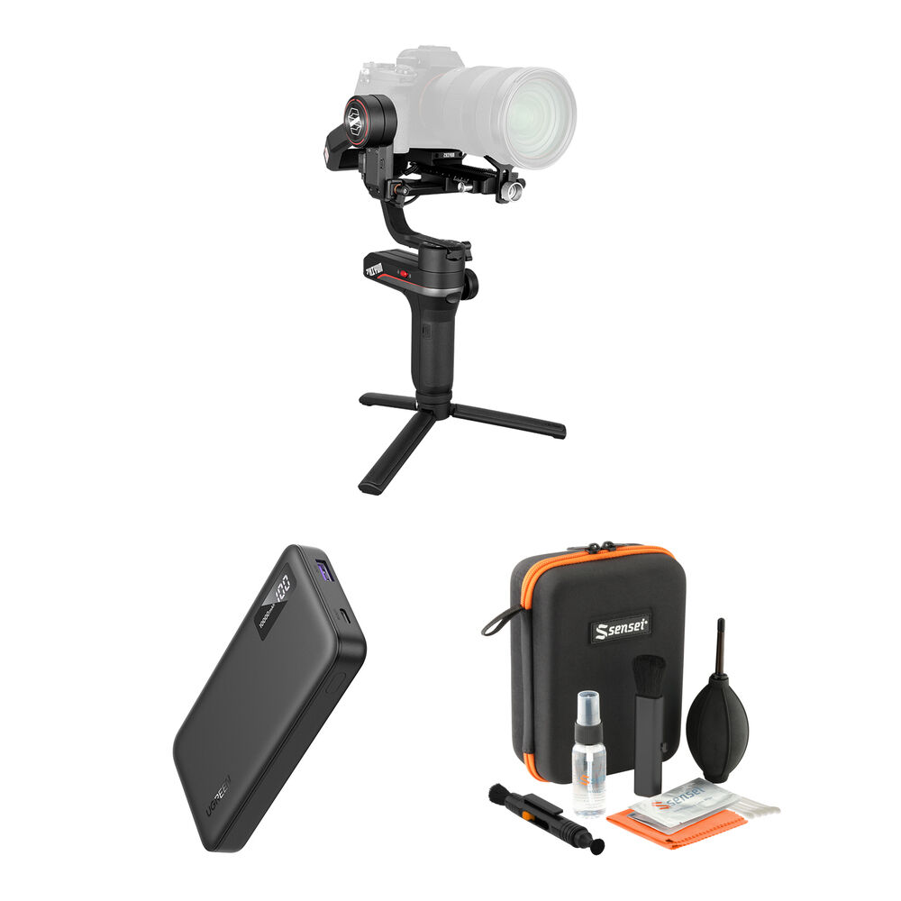Zhiyun WEEBILL-S Estabilizador de Gimbal Portátil con Kit de Batería y Limpieza