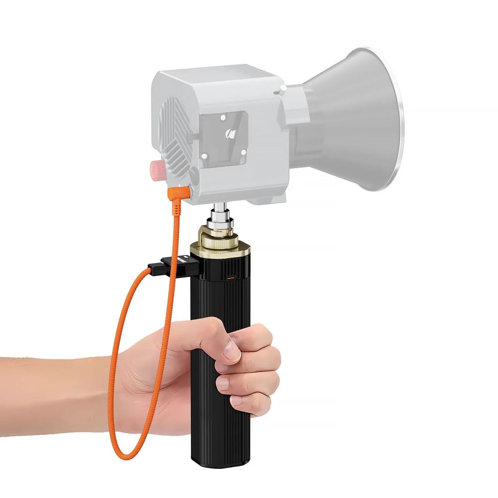 ZGCINE ZG-H90 Grip de Batería con 90Wh 14.8V, Adaptador para Trípode, USB-C PD y Salida D-Tap, Inclu