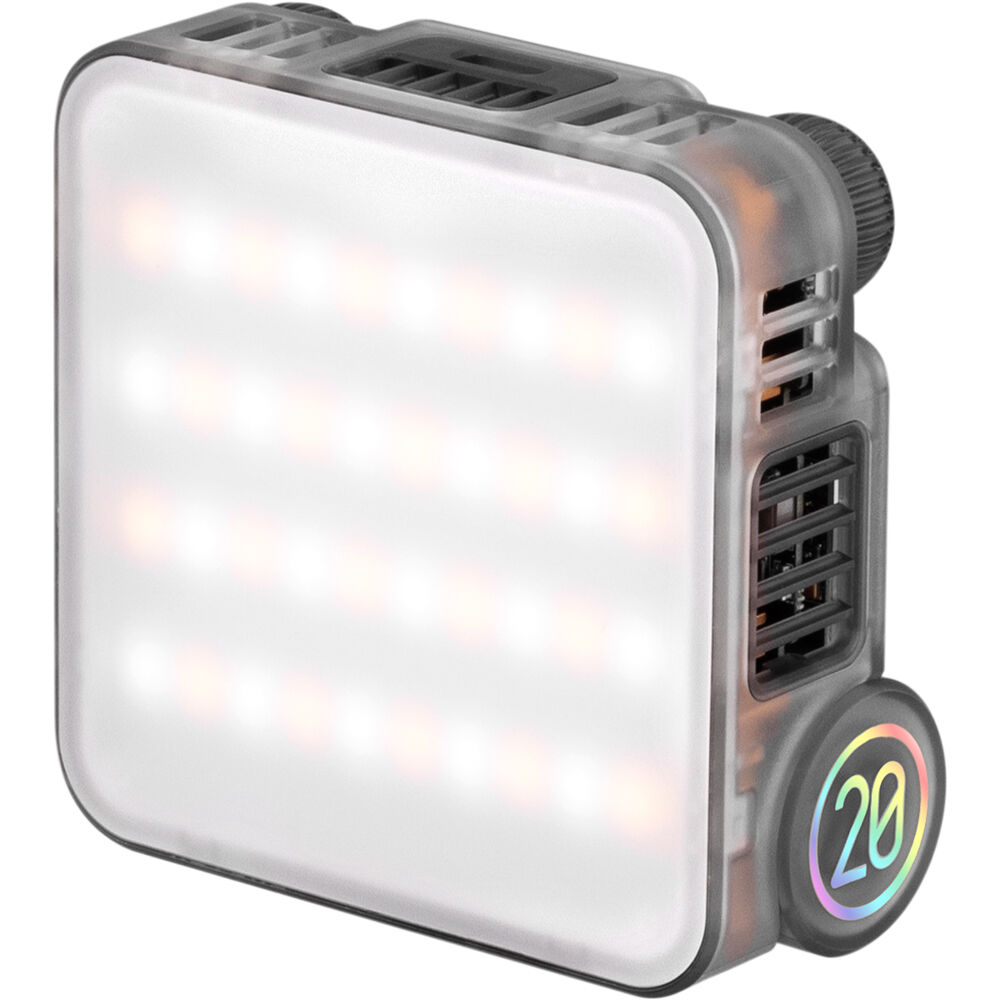Zhiyun FIVERAY M20 Luz LED Bi-Color para Producción de Video y Vlogging - 529 Lux, 2700-6500K, Bater