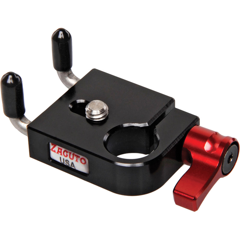 Zacuto Z-ZMCR Zicro Micro Mount - Adaptador de Rosca 1/4""-20 a Varilla de 15mm con Palanca de Bloque