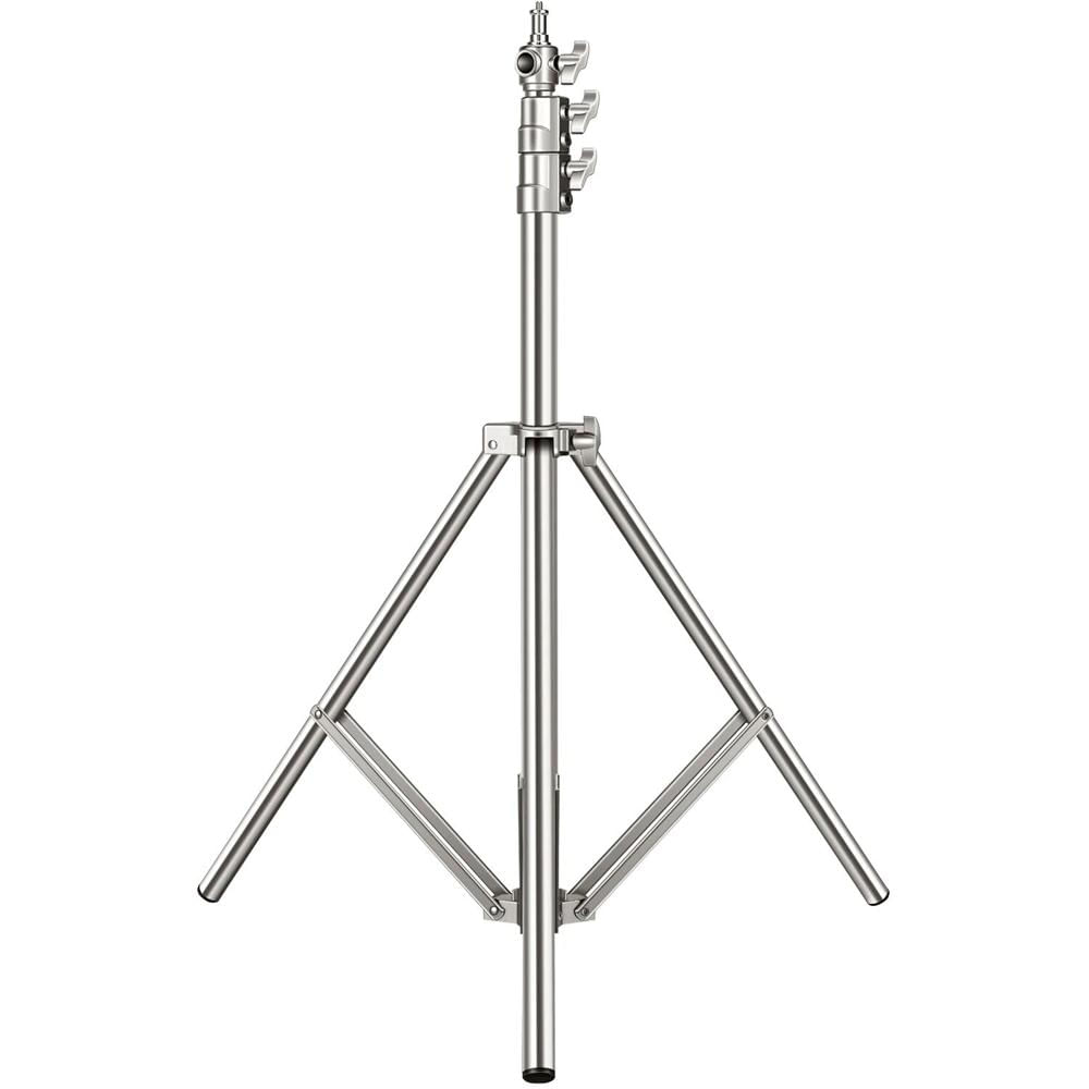 Soporte de Luz de Acero Inoxidable Neewer para Fotografía (6.6') - Capacidad de Carga 22 lb, Ajustab