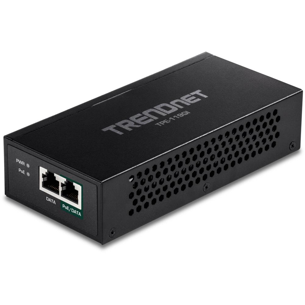 TRENDnet -119GI Injector PoE++ Gigabit - 95W, 1 Puerto Ethernet In/Out, Plug-and-Play, Estándares