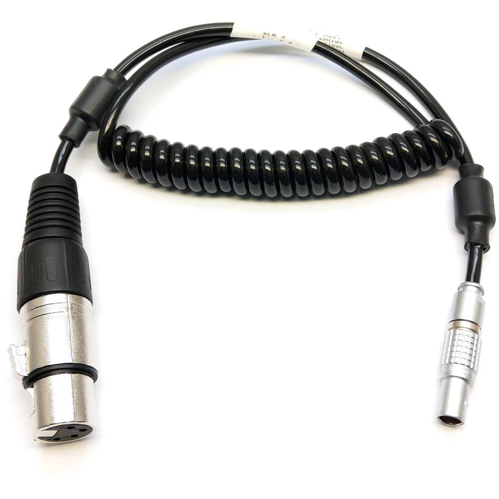 Transvideo Cable de 4 Pines XLR Femenino a 3 Pines LEMO 12 V para Steadicam Clipper II
