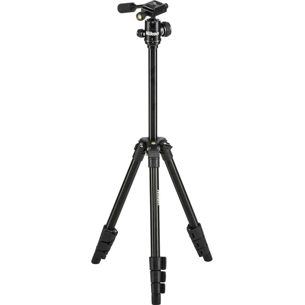 Trípode Compacto para Exterior Nikon - Capacidad de Carga 5.5 lb, Altura Máxima 49.6"", Altura Mínima