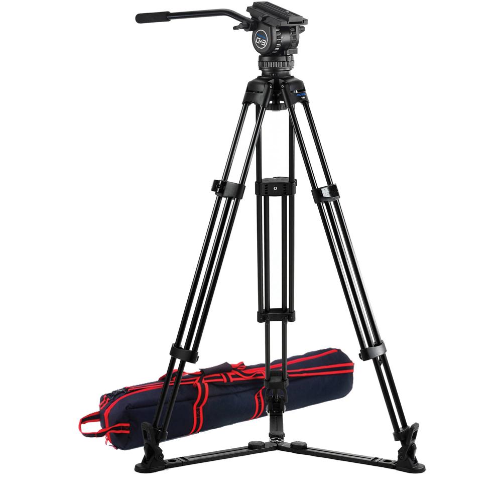 Trípode Profesional Acebil CS-380G: Soporta Cargas de Hasta 19.8 lb, Cabeza Fluida CH3, Tripode de A