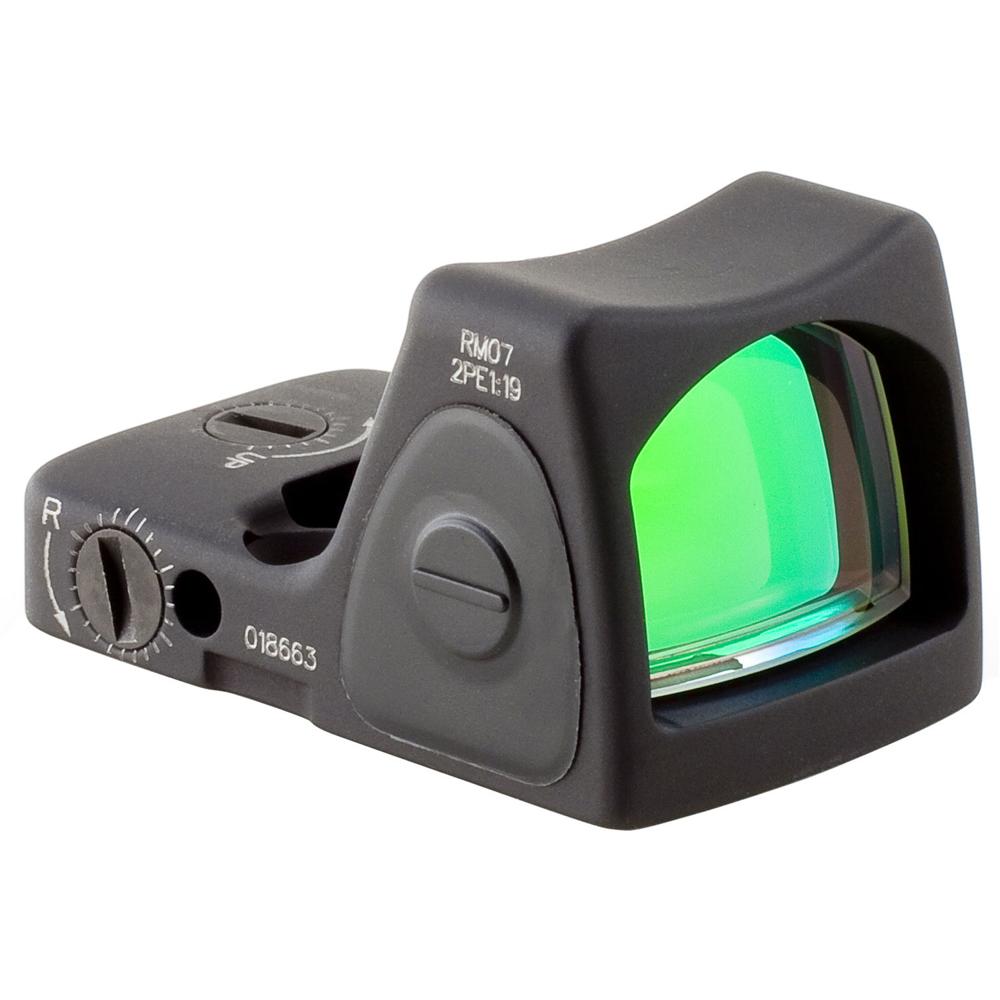 Trijicon RM07 RMR Tipo 2 Mira Reflex LED Ajustable (Punto Rojo 6.5 MOA, Negro Mate) - Retícula 6.5 M