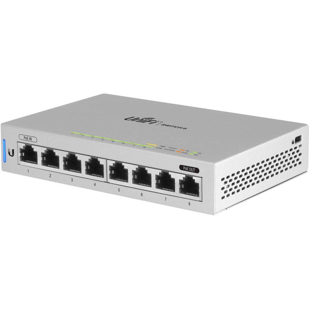 Ubiquiti Networks US-8-5 UniFi Switch Gestionado PoE de 8 Puertos Gigabit (Paquete de 5) - 8 Puertos