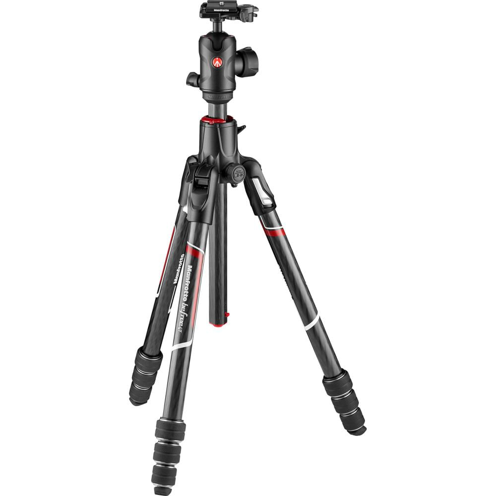 Trípode de Viaje Manfrotto Befree GT XPRO de Fibra de Carbono con Cabezal de Bola Central 496 - Capa