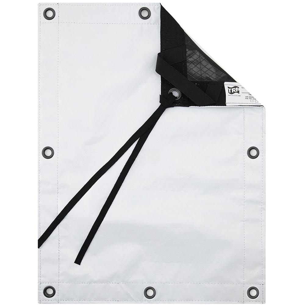 TRP WORLDWIDE Grifflon Negro/Blanco (20 x 30') - Ideal para Rebotar y Reflejar Luz, Brillante y Resi